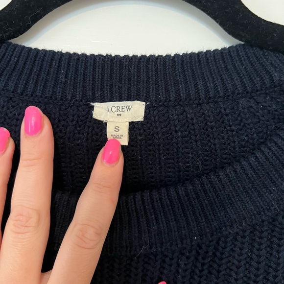 J. Crew Striped Cotton Knitted Sailor Sweater - Picture 3 of 4